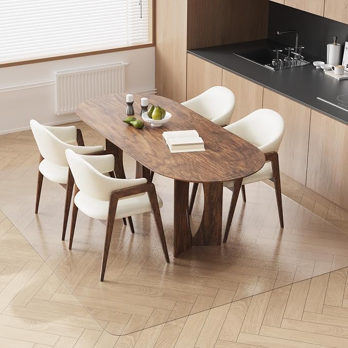 SALLOUS Plastic Floor Mat for Home, Non-Slip Area Rug for Living Room, by SALLOUS