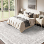 Washable Rug 9x12 Area Rugs: Vintage Floral Rugs - Image 5