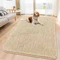 Smiry Dog Door Mat for Muddy Paws 59x32, Absorbent Dirt Trapper, Non-Slip by Smiry