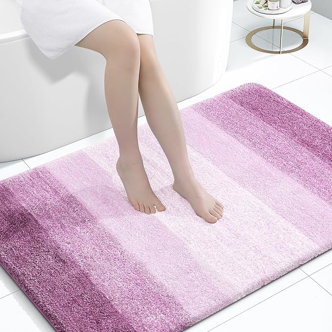 OLANLY Large Bathroom Rugs Mat 44x32, Extra Soft Absorbent Microfiber Bath Rugs by OLANLY