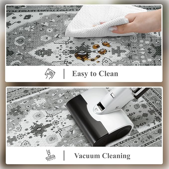 Collive Boho Kitchen Rugs and Mats 2PCS, Cushioned Anti Fatigue Kitchen Mats - Image 5