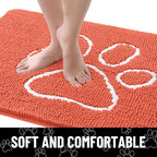 Smiry Dog Door Mat for Muddy Paws, Absorbent Dirt Trapper Non Slip Quick Dry - Image 4