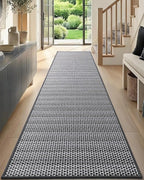 DEXI Hallway Runner Rug 2'4"x12', Non Slip Rubber Backed Runners Carpet by DEXI