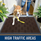 OLANLY Front Door Mat Outside Entrance 71x23, Heavy Duty Sturdy Natural Rubber - Image 6