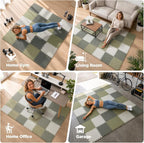 AIRHOP 18 PCS Gym Floor Mat, EVA Foam Puzzle Gym Mat, High-Density Interlocking - Image 7