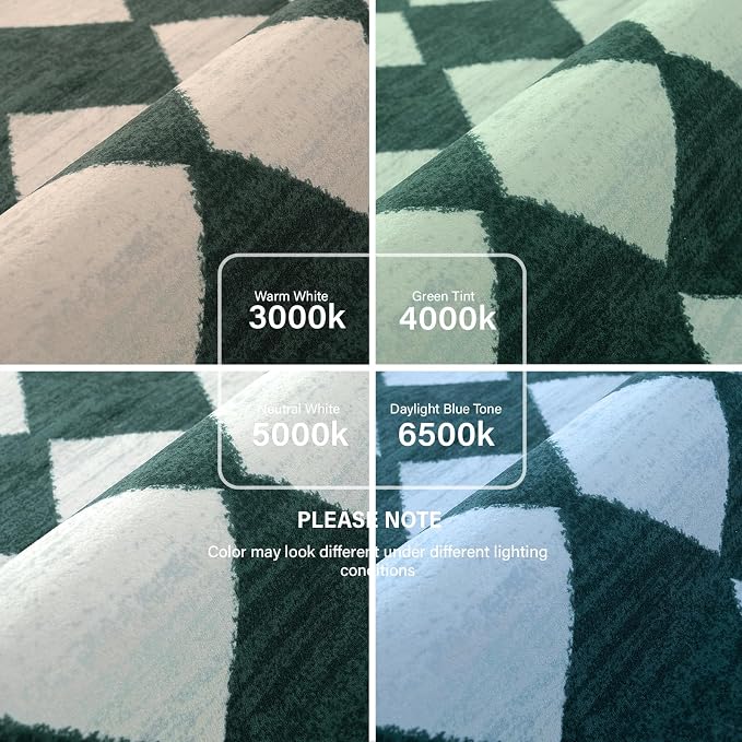 Lahome Zelie Checkered Washable 2x8 Green Runners - Image 8