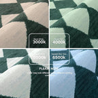 Lahome Zelie Checkered Washable 2x8 Green Runners - Image 8