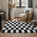 PureCozy Checkered Rug 3x5 for Playroom by PureCozy