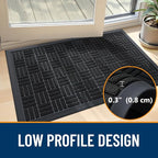 OLANLY Front Door Mat Outside Entrance 29.5x17, Heavy Duty Sturdy Natural - Image 6