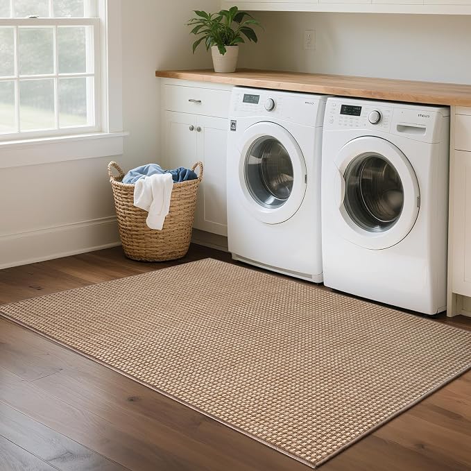 YDKGL 3x5 ft Area Rug Entryway Runner Rug Non Slip Washable, Boho Woven Kitchen - Image 8