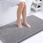 OLANLY Bathroom Runner Rugs 44x24, Extra Soft Absorbent Chenille Bath Rugs by OLANLY