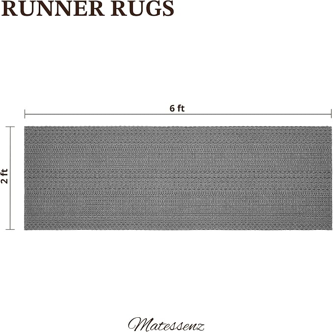 MatEssenz Runner Rug – Boho 2x6 ft Hallway Runner Rug Washable Non-Slip - Image 2