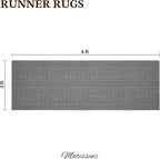 MatEssenz Runner Rug – Boho 2x6 ft Hallway Runner Rug Washable Non-Slip - Image 2