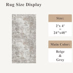 2x4 Washable Entryway Area Rug - Image 2