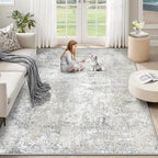 XLUEZ 5x7 Area Rugs for Living Room, Washable Modern Abstract Large Area Rug by XLUEZ