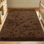 Andecor Soft Fluffy Bedroom Rugs, 6 x 9 Feet Indoor Shaggy Plush Area Rug - Image 6