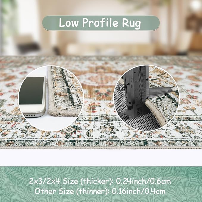 Moynesa Ultra-Thin Washable Area Rug - Image 6