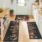 Vaukki Boho Kitchen Rug Sets 3 Pieces, Washable Kitchen Mats - Image 6