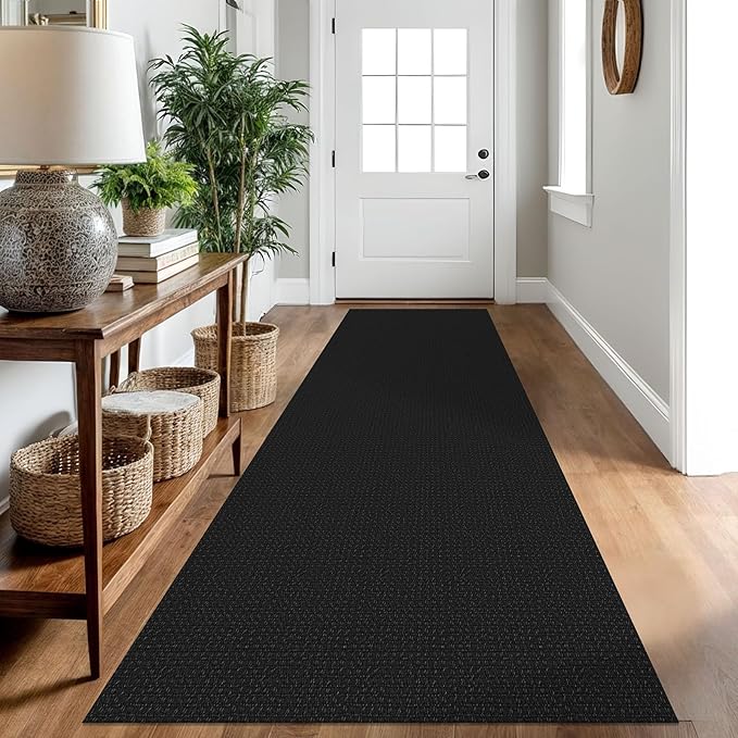 IOHOUZE Washable Runner Rug 2.6x10 Non Slip Rubber Backed Long Hallway Runner by iOhouze