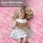 3x5 Fluffy Pink Rugs for Bedroom Girls, Soft Pink Fuzzy Rug for Girls Kids Baby - Image 8