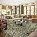 9x12 Area Rugs for Living Room: Washable Bedroom Rug Boho Vintage Rugs Stain by palohom