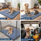 Smiry Dog Door Mat for Muddy Paws 47x20, Absorbent Dirt Trapper, Non-Slip - Image 6