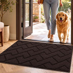 hicorfe Indoor Doormat, Welcome Door mat, Non Slip Door Mats 20"x32" Absorbent by Hicorfe