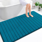 OLANLY Memory Foam Bath Mat 70x46, Super Soft Absorbent Bathroom Rugs, Quick Dry by OLANLY
