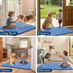 Smiry Dog Door Mat for Muddy Paws 48x30, Absorbent Dirt Trapper, Non-Slip - Image 7