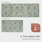 FRESHMINT Kitchen Mat Set of 2, Anti-Fatigue Cushioned Kitchen Mats - Image 6