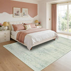 Latte&Fog Area Rugs 6x9 for Living Room, Washable Green Rugs for Bedroom - Image 4