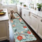 3x8 Runner Rug, Washable Kitchen Rugs by Homcomoda