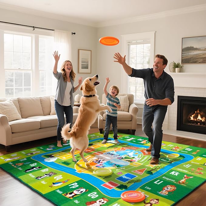 8'x 10' ABC Rug, Kids Rugs for Playroom Classroom Bedroom, Educational Learning - Image 5