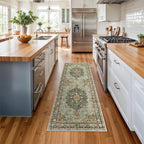 Washable Oriental Hallway Runner Rug - Image 2