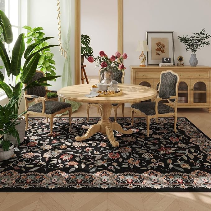 Rugcomf Vintage Paisley Rugs for Living Room 8'x10' - Image 4