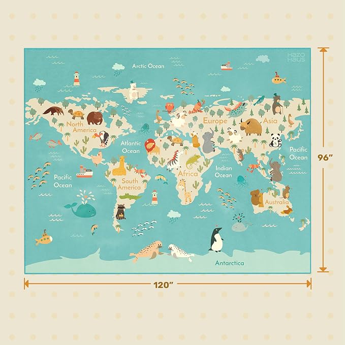 Large 8x10 Playroom Rugs - Image 2