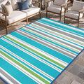 Outdoor Patio Plastic Rug Waterproof by Kalafun