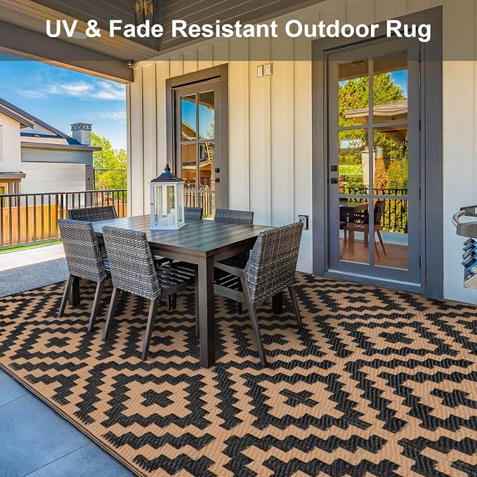 Outdoor Rugs Patio Camping Waterproof - Image 6