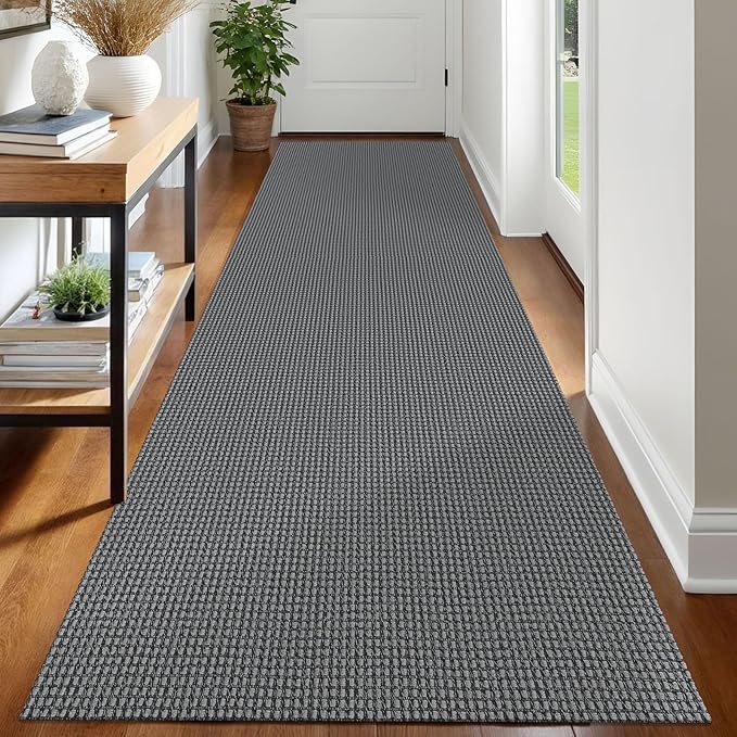 IOHOUZE Washable Runner Rug 3x12 Non Slip Rubber Backed Extra Long Hallway by iOhouze
