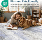 2x6 Ft Washable Runner Rug, Non-Slip Low Pile Hallway Kitchen Area Rug - Image 5
