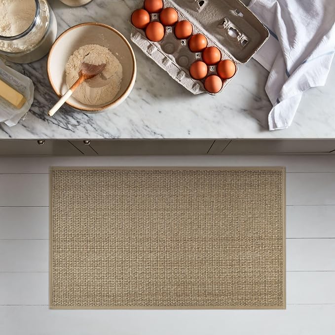 Artoid Mode Washable Non Slip Rubber Backing Kitchen Rugs Doormat, Absorbent - Image 7
