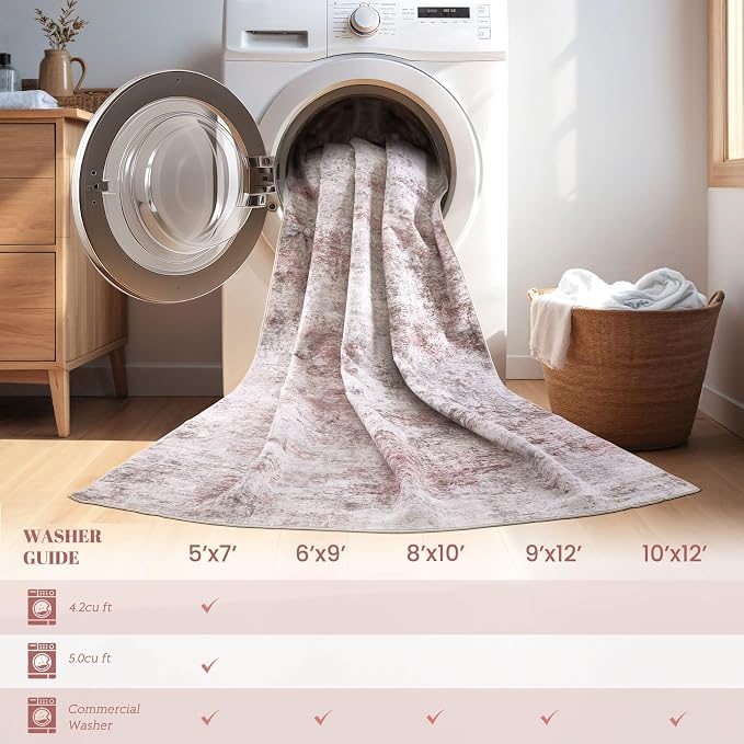 UERMEI 8x10 Washable Area Rug - Image 7