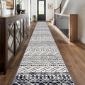 KUTA Extra Long Runner Rug for Hallway 2.6x20ft, Vintage Boho Washable Kitchen by KUTA