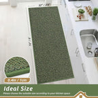 BEQHAUSE Kitchen Runner Rugs 32"x72", Non-Slip Kitchen Mats - Image 2