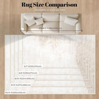 Area Rugs 6x9 Living Room: Washable Rug Modern Abstract Large Rug Soft Non Slip - Image 9