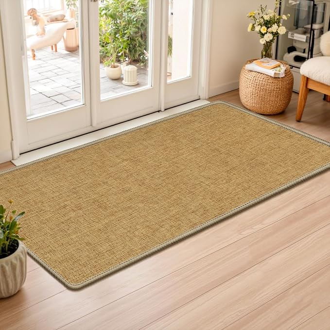LEKEEPGO Ultra Thin Indoor Door Mat 24"x47", Low-Profile Door Mat Indoor by LEKEEPGO