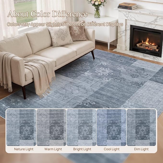 UERMEI 6x9 Area Rug for Living Room - Image 8