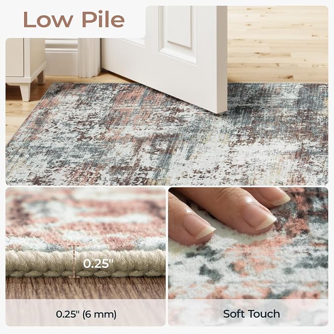 6x9 Area Rugs for Living Room, Abstract Rug - Image 3