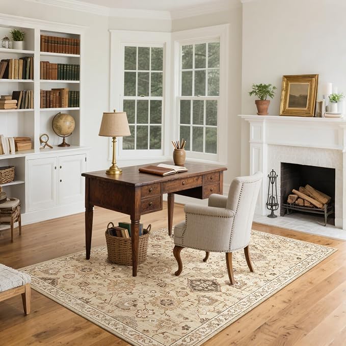 Washable Entryway Small Area Rugs: Door Mat Indoor Entrance 3x5 Rug Stain - Image 3