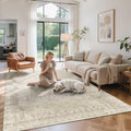 Rugxara 6x9 Area Rugs for Living Room Bedroom, Vintage Floral Retro Boho Non by Rugxara